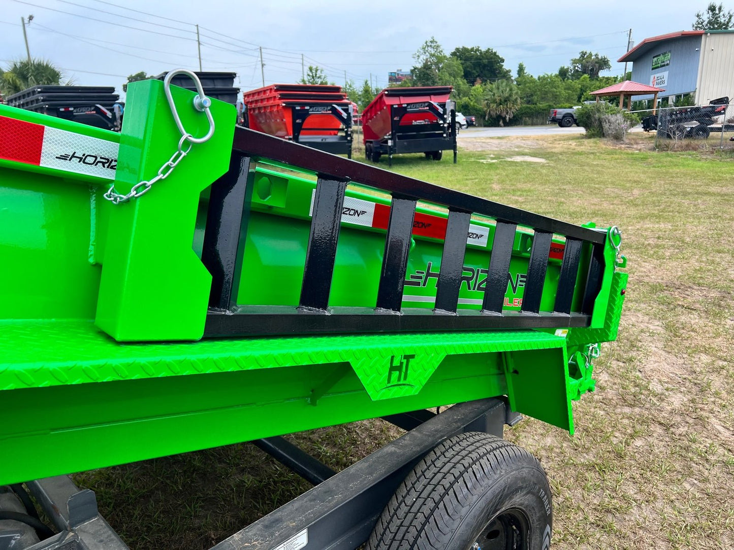 10' HZ5 BP Dump Trailer 2 - 5k Axles 18" Walls 2625 - Stryker Dealership Group