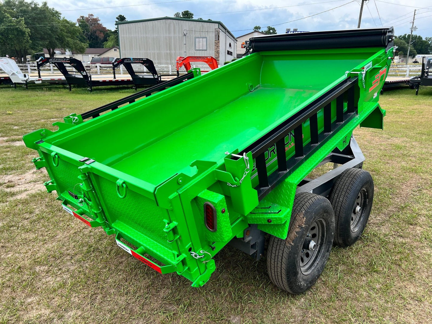 10' HZ5 BP Dump Trailer 2 - 5k Axles 18" Walls 2625 - Stryker Dealership Group