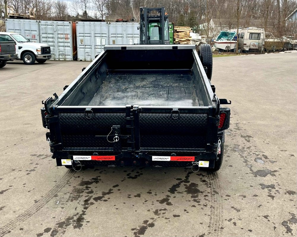 10' HZ5 Dump Trailer 3.5K Axle 18" Side Walls 7379 - Stryker Dealership Group