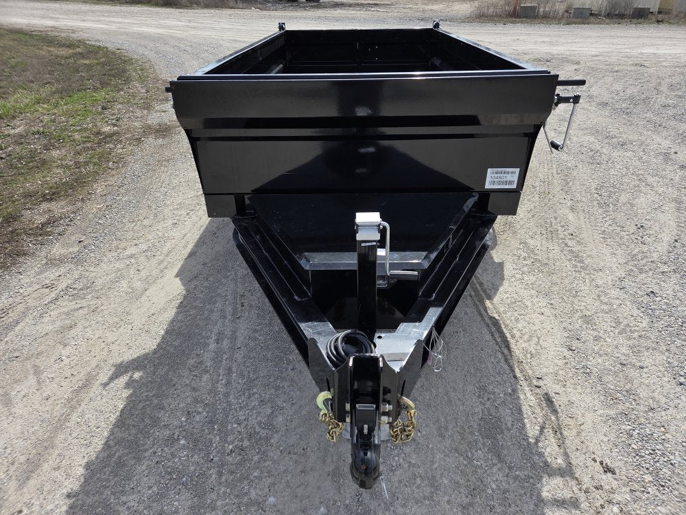 10' x 60" Iron Bull DTB Bumper Pull Dump Trailer 18" Side Walls - (2) 5200 lb Axles 104801 - Stryker Dealership Group