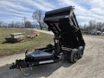 10' x 60" Iron Bull DTB Bumper Pull Dump Trailer 18" Side Walls - (2) 5200 lb Axles 104801 - Stryker Dealership Group