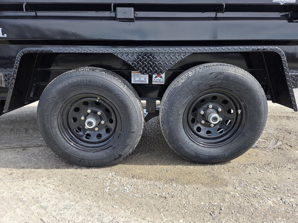 10' x 60" Iron Bull DTB Bumper Pull Dump Trailer 18" Side Walls - (2) 5200 lb Axles 104801 - Stryker Dealership Group