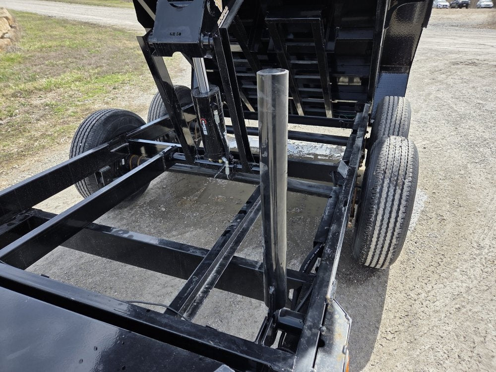 10' x 60" Iron Bull DTB Bumper Pull Dump Trailer 18" Side Walls - (2) 5200 lb Axles 104801 - Stryker Dealership Group