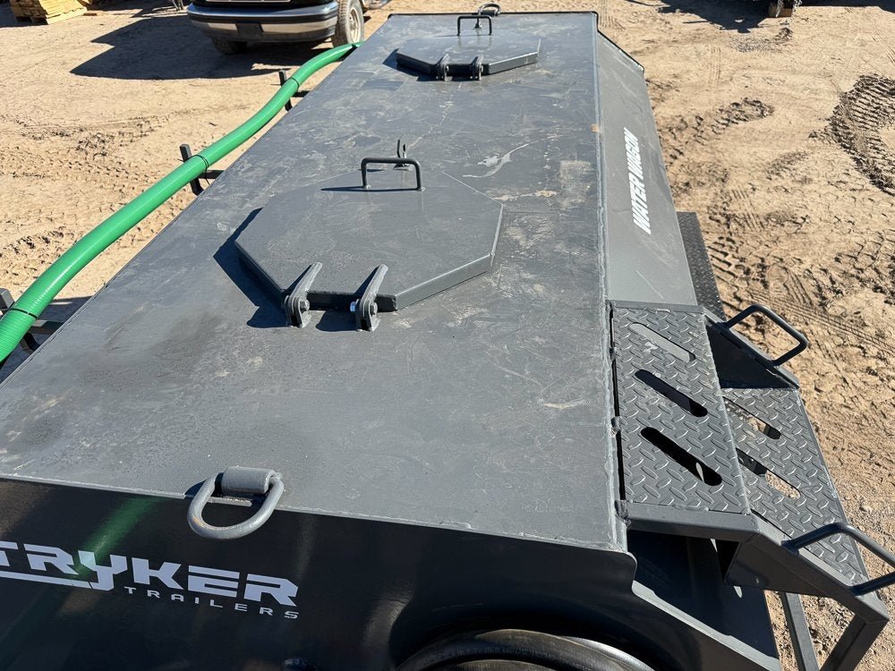 1000 Gallon Water Tank Trailer with Pump and Hose 003732 - Stryker Dealership Group