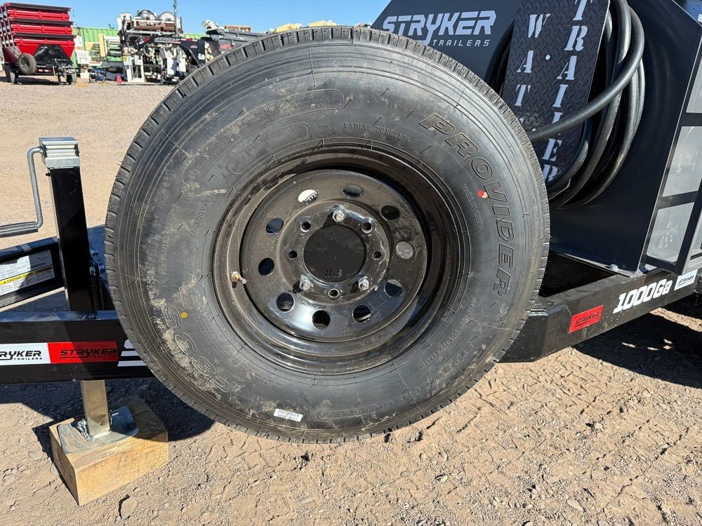 1000 Gallon Water Tank Trailer with Pump and Hose 003732 - Stryker Dealership Group