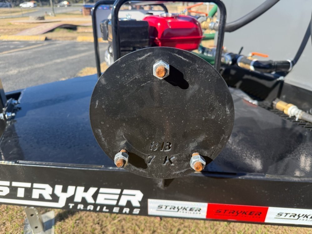 1000 Gallon Water Tank Trailer with Pump and Hose 004575 - Stryker Dealership Group