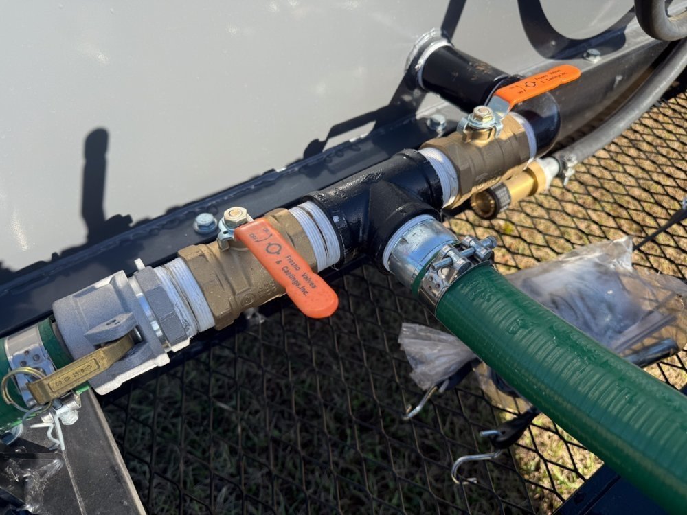 1000 Gallon Water Tank Trailer with Pump and Hose 004576 - Stryker Dealership Group