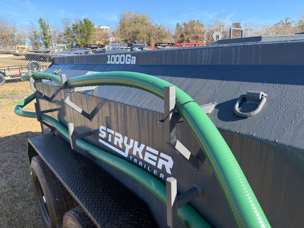 1000 Gallon Water Tank Trailer with Pump and Hose - Water Tank Trailer - Stryker Dealership Group