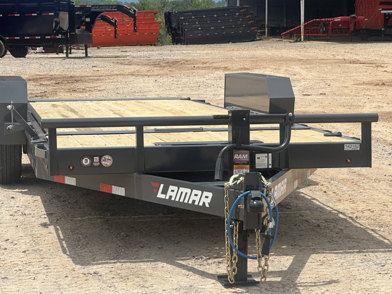 20' Tilt Trailer Lamar (2) 7K Axles 14K GVWR 10K Payload 142182