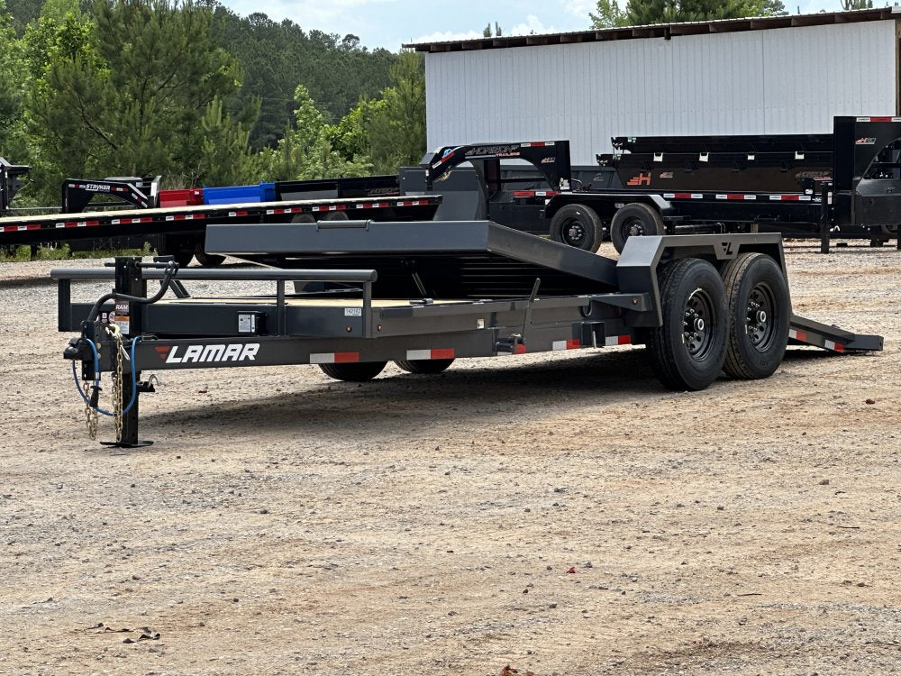 20' Tilt Trailer Lamar (2) 7K Axles 14K GVWR 10K Payload 142182
