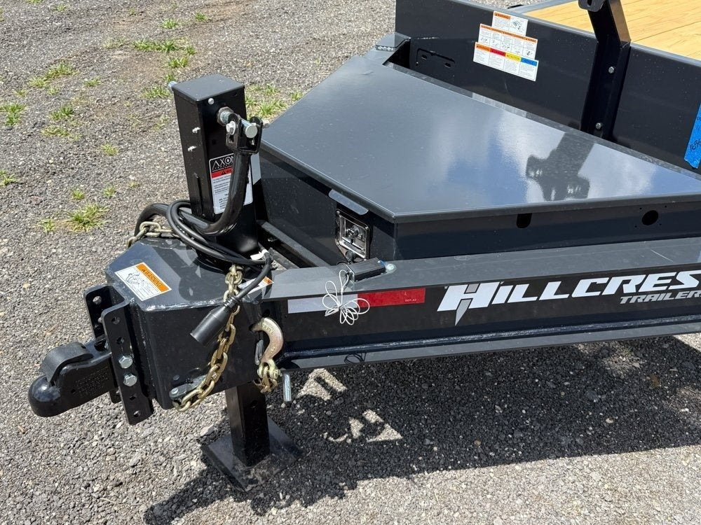 24' I-Beam Equipment Trailer Mega Ramps BP - 8k Axles - 17.6k 2007
