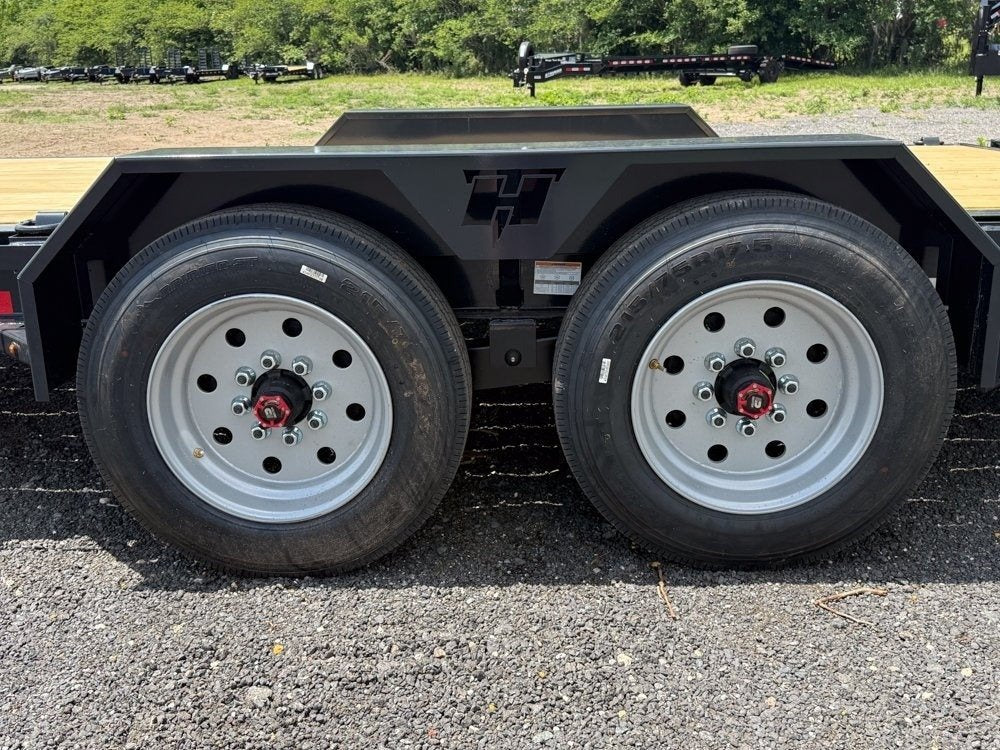 24' I-Beam Equipment Trailer Mega Ramps BP - 8k Axles - 17.6k 2007