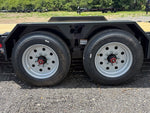 24' I-Beam Equipment Trailer Mega Ramps BP - 8k Axles - 17.6k 2007