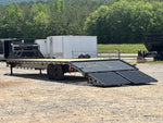 36' FS Gooseneck Mega Ramps 8k Axles 16 Ply Tires 143203