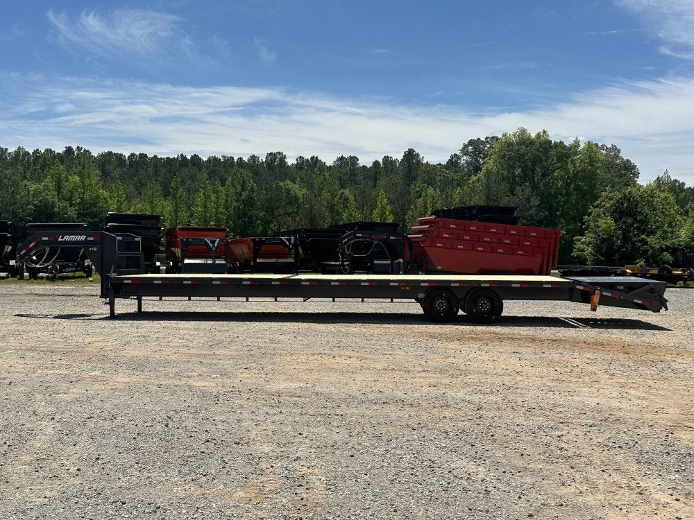 36' FS Gooseneck Mega Ramps 8k Axles 16 Ply Tires 143203