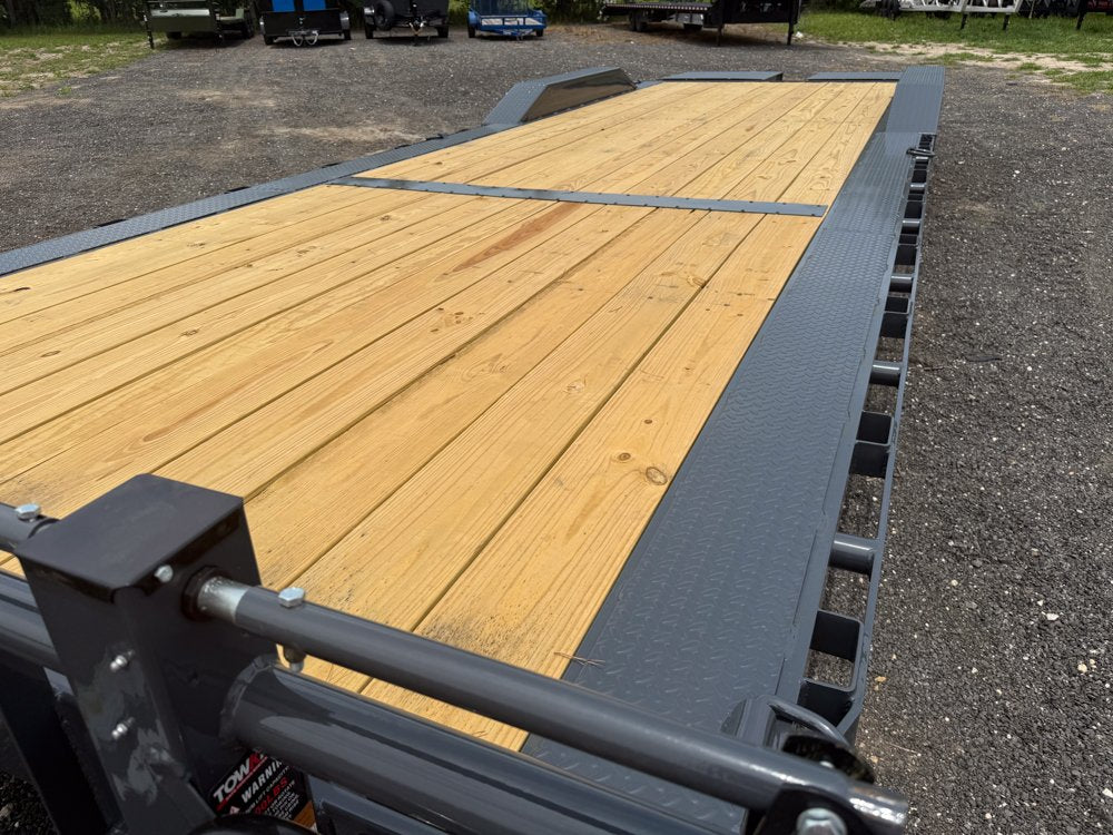 28' H8 Pintle Hitch Mega Ramps 8K Axles 143208