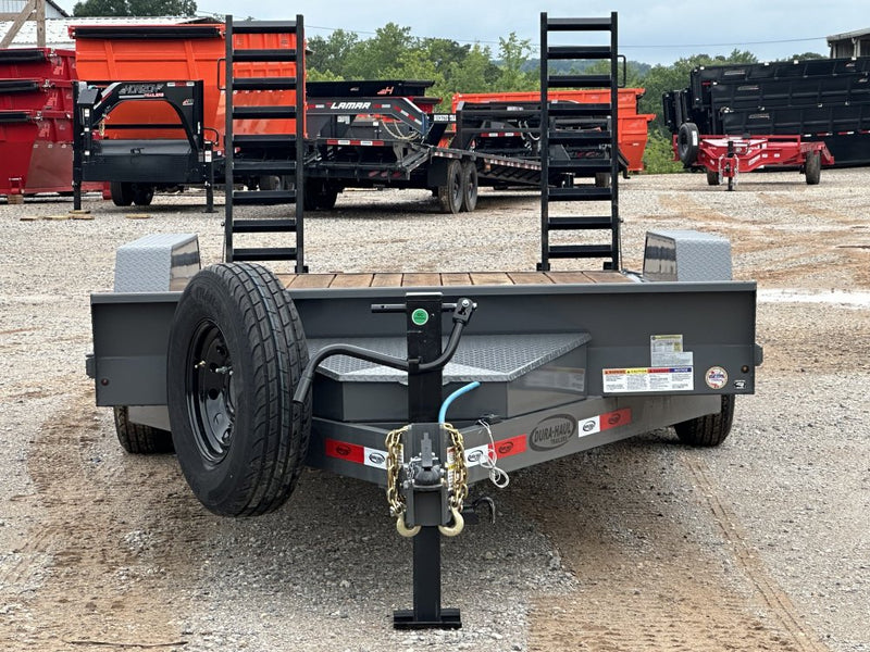 20' ERH Equipment Trailer (2) 7K Axles, Stand Up Ramps 10505