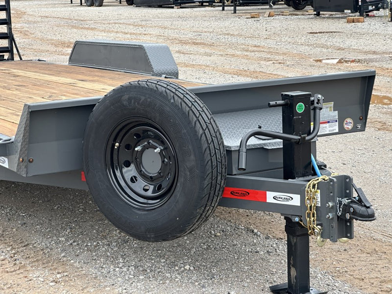 20' ERH Equipment Trailer (2) 7K Axles, Stand Up Ramps 10505