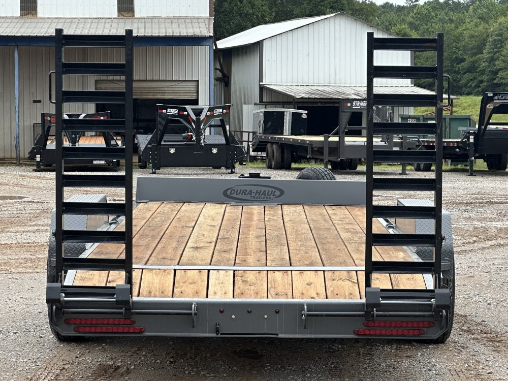 20' ERH Equipment Trailer (2) 7K Axles, Stand Up Ramps 010505