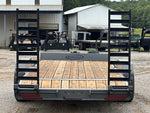 20' ERH Equipment Trailer (2) 7K Axles, Stand Up Ramps 010505