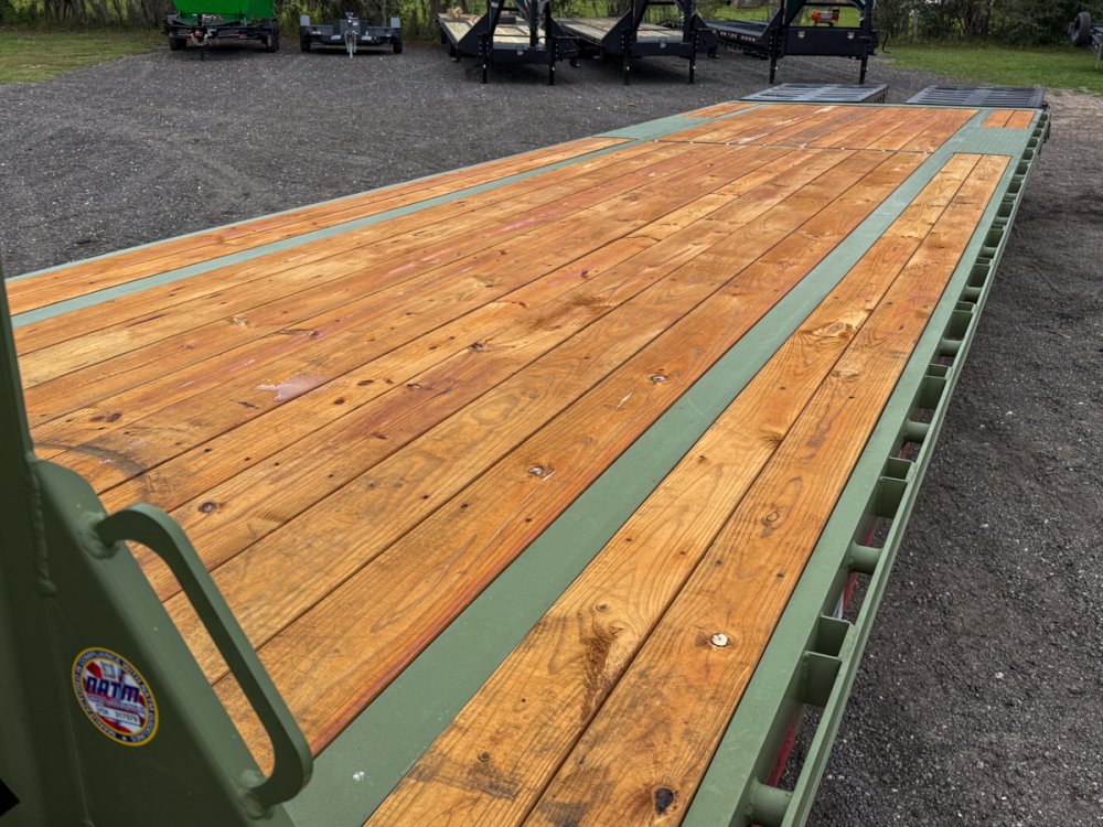 35' DKO Gooseneck Deckover 30'+5' Mega Ramps (2) 8K Axles 010732