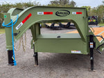 35' DKO Gooseneck Deckover 30'+5' Mega Ramps (2) 8K Axles 010732