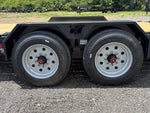 24' I-Beam Equipment Trailer Mega Ramps BP - 8k Axles - 17.6k 000049
