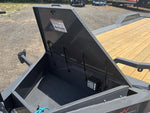 24' HEH Bumper Pull Equipment Trailer (2) 10K Axles, 3' Dove W/ Mountain Ramps 11821