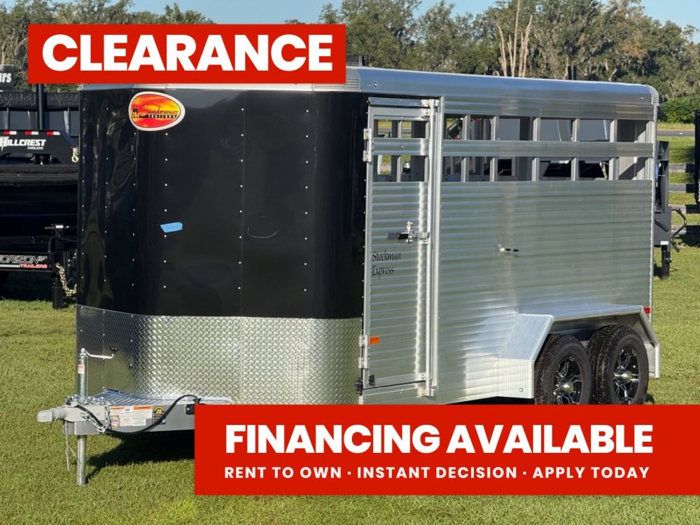 Black Stockman Express 6'6" Tall (2) 3500lb Axles KC2669