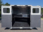 Sundowner 3 Horse Super Sport - Silver - Feed Door and Window KC1518