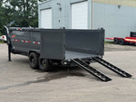 16' HZX GN Dump Trailer 10K Axles 4' High Sides 11579