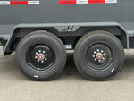 16' HZX GN Dump Trailer 10K Axles 4' High Sides 11579