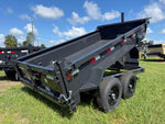 12' Dump Trailer 20" Side Walls - Telescopic Lift 646
