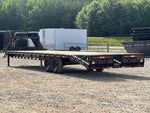 35' DKO Gooseneck Deckover 30'+5' Mega Ramps (2) 8K Axles 10734