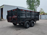 83"x14' Bumper Pull Dump Trailer 48" Sides - 14k GVWR 48273