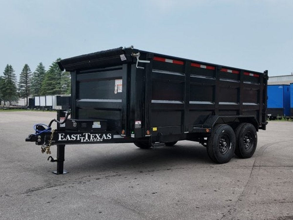 83"x14' Bumper Pull Dump Trailer 48" Sides - 14k GVWR 48273