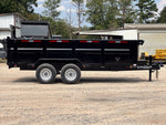 83"x16' Bumper Pull Dump Trailer 36" Sides - 14k GVWR 48277