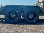 22' HEH Equipment Trailer (2) 10K Axles, Drive Over Fenders, 3' Dove W/ Mountain Ramps 12511