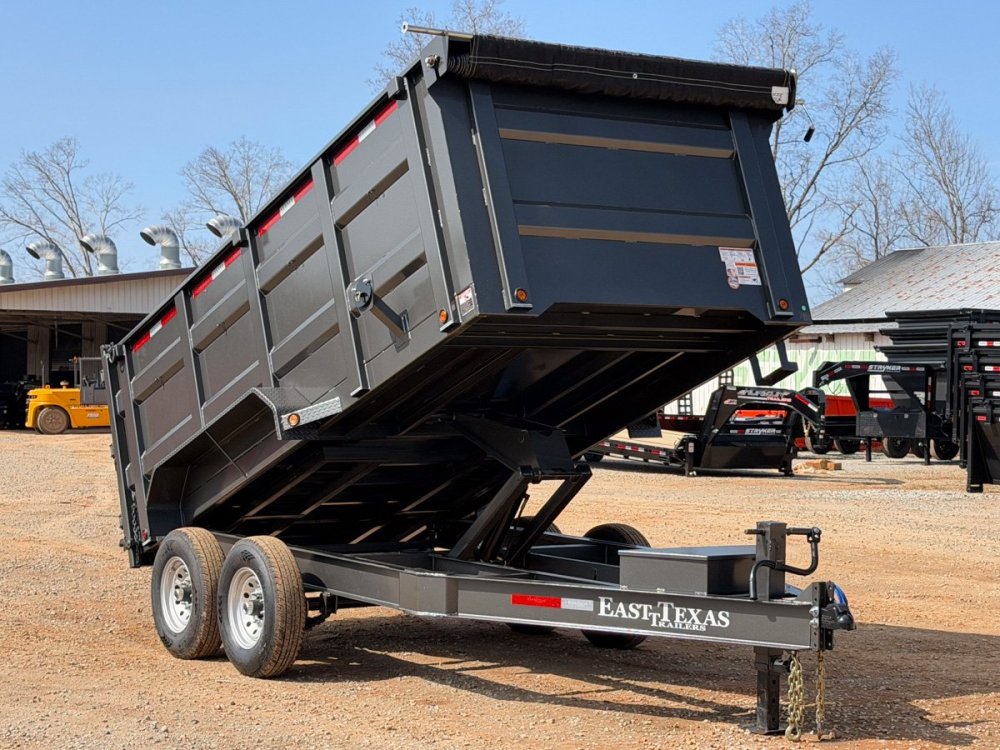 83"x14' Bumper Pull Dump Trailer 48" Sides - 14k GVWR 48611