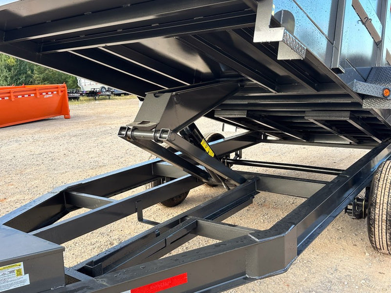 83"x16' Bumper Pull Dump Trailer 36" Sides - 14k GVWR 048614