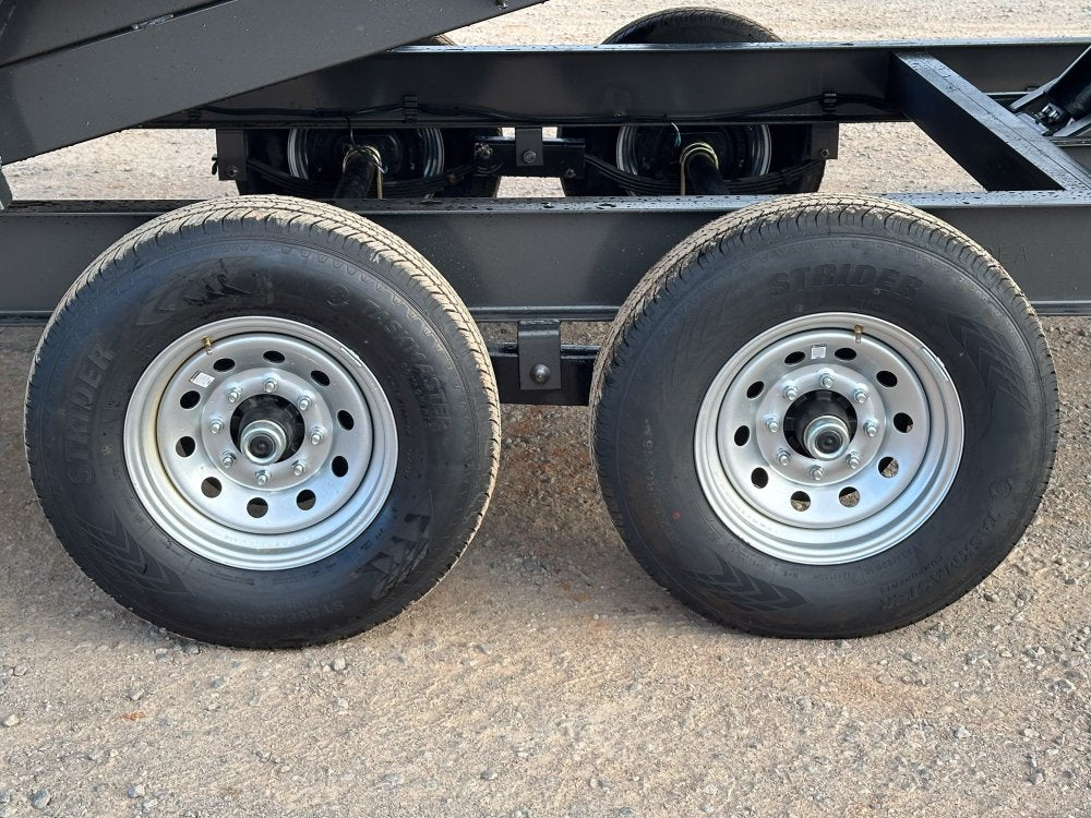 83"x16' Bumper Pull Dump Trailer 36" Sides - 14k GVWR 48614
