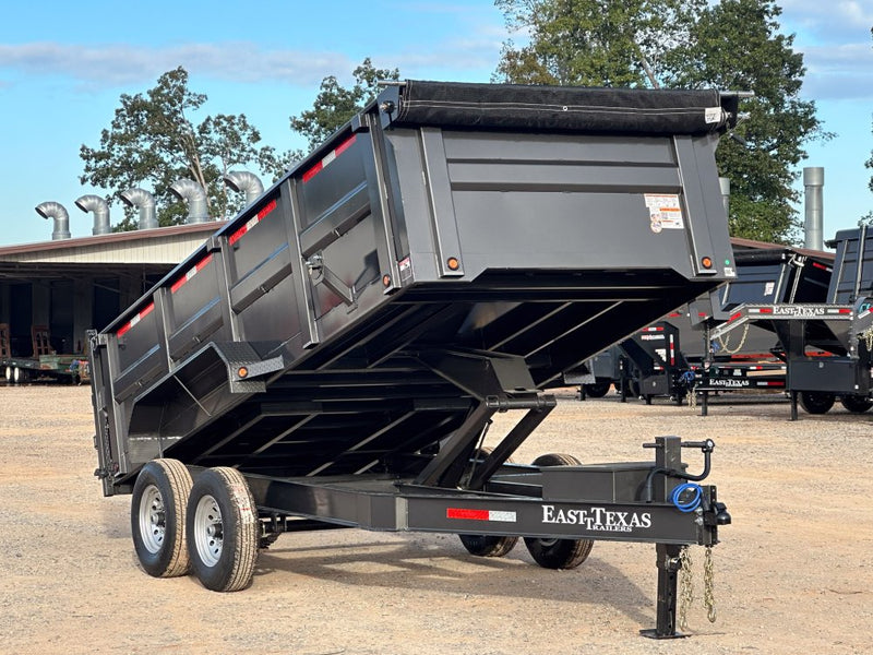 83"x16' Bumper Pull Dump Trailer 36" Sides - 14k GVWR 048614