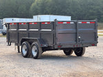 83"x16' Bumper Pull Dump Trailer 36" Sides - 14k GVWR 48614
