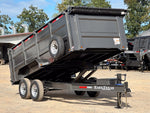 83"x16' Bumper Pull Dump Trailer 48" Sides - 14k GVWR 48613