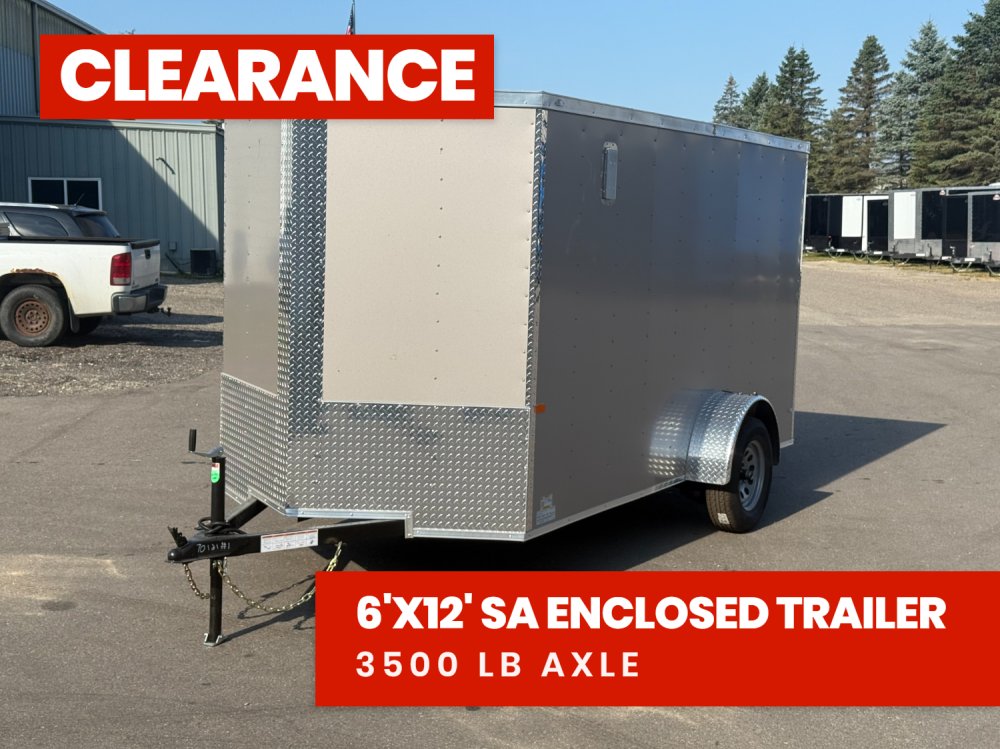 6 x 12 SA Enclosed Trailer - .080 Polycore 70121