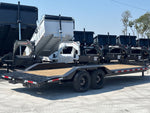 24' HEH Bumper Pull Equipment Trailer (2) 10K Axles, Drive Over Fenders, Slide In Ramps 12515