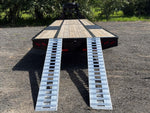 40' Hotshot Elite Gooseneck SD 10k Axles - Derated 12k GVWR - 18ply Tires & Spare & 10' Aluminum Ram 3227