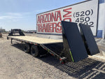 32' Tandem Dually Axle Gooseneck Equipment Hauler Trailer 356549