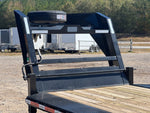 26' HEH Gooseneck Equipment Trailer (2) 10K Axles, Drive Over Fenders, 3' Dove W/ Slide In Ramps 10275