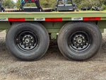 35' DKO Gooseneck Deckover 30' + 5' Mega Ramps (2) 7K Axles 11421